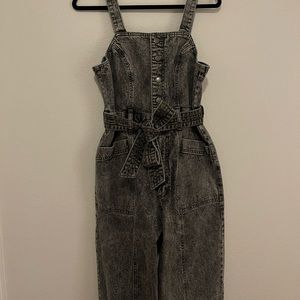 Black overalls